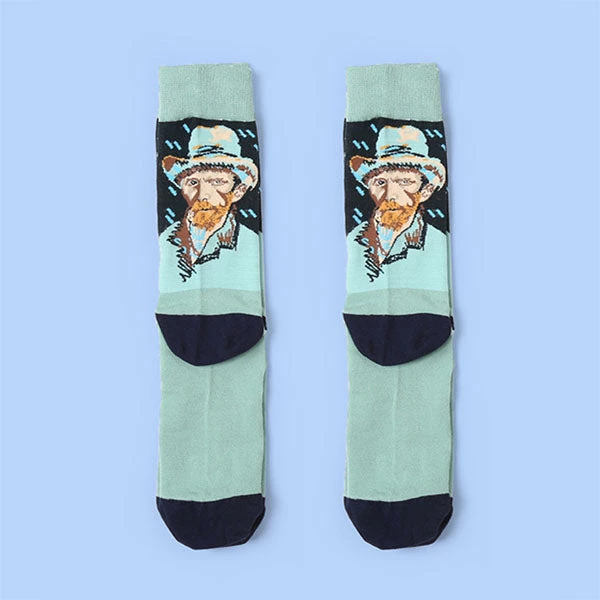 Boogzel Apparel Van Gogh's Self Portrait Sock Vol.1 1 Boogzel Apparel Van Gogh's Self Portrait Sock Vol.1