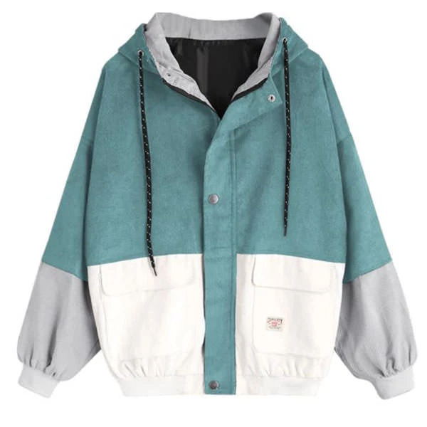 Boogzel Apparel 2.0 90s Kids Corduroy Hooded Jacket