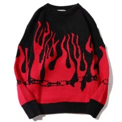 Boogzel Apparel Flamin' Sweater