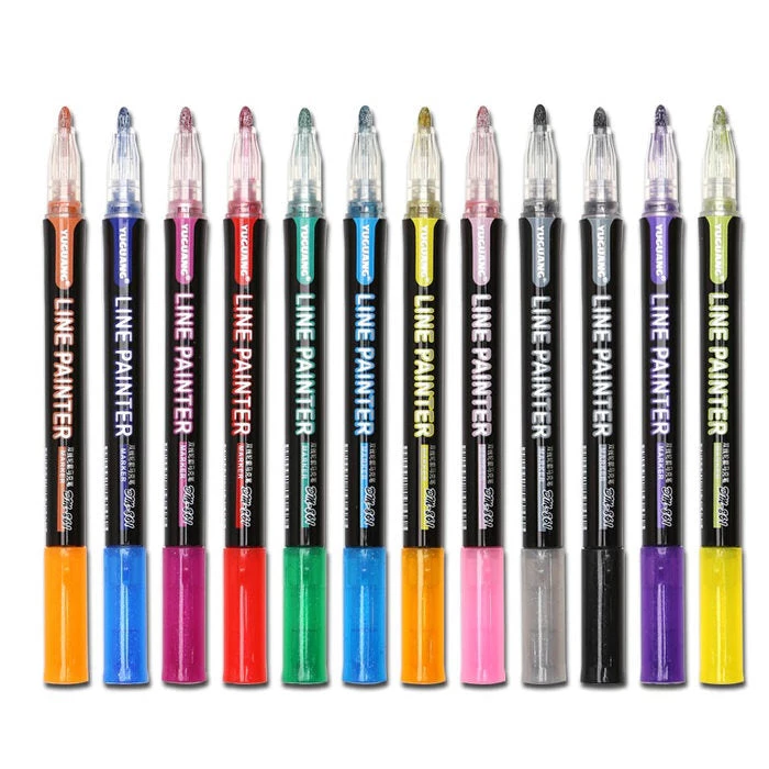 Boogzel Apparel 12 Colors Outline Marker 2 Boogzel Apparel 12 Colors Outline Marker