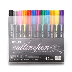 Boogzel Apparel 12 Colors Outline Marker 8 Boogzel Apparel 12 Colors Outline Marker