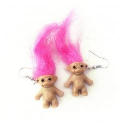 Boogzel Apparel 90's Fever Troll Earrings SOFT GIRL OUTFITS