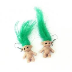 Boogzel Apparel 90's Fever Troll Earrings SOFT GIRL OUTFITS