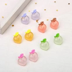 Boogzel Apparel SOFT GIRL OUTFITS Aesthetic Peach Earrings