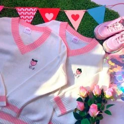 Boogzel Apparel FRESH FRUITS Aesthetic Peach Jumper