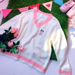 Boogzel Apparel FRESH FRUITS Aesthetic Peach Jumper
