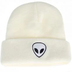 Boogzel Apparel Alien Embroidered Beanie Accessories
