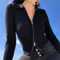 Boogzel Apparel Am I Selfish Zip Up Top