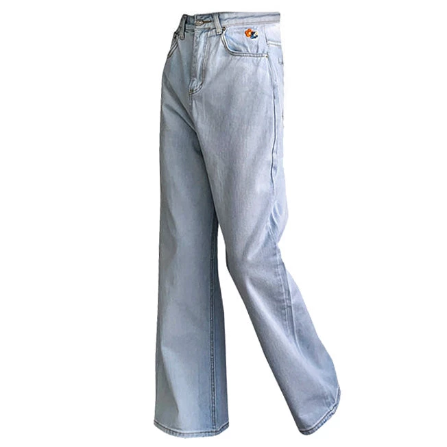 Boogzel Apparel BOTTOMS Among The Flowers Wide Jeans 1 Boogzel Apparel BOTTOMS Among The Flowers Wide Jeans