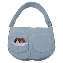 Boogzel Apparel Angel Embroidery Baguette Bag