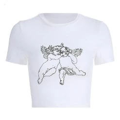 Boogzel Apparel Angel Crop Tee