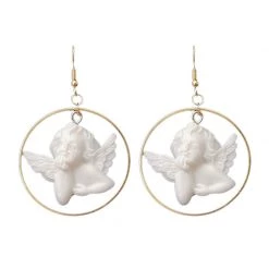 Boogzel Apparel Angel Hoop Earrings