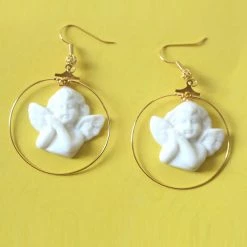 Boogzel Apparel Angel Hoop Earrings