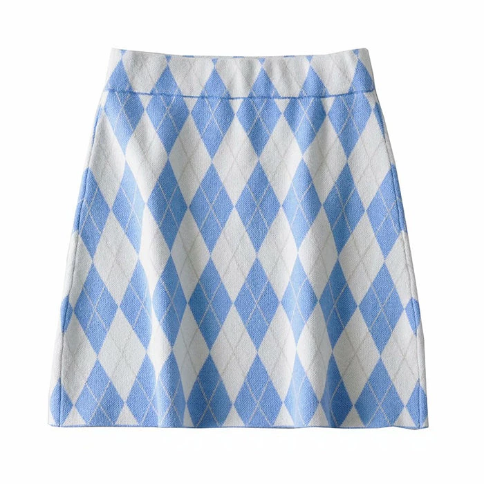 Boogzel Apparel Argyle Print Mini Skirt 4 Boogzel Apparel Argyle Print Mini Skirt