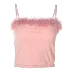 Boogzel Apparel Babe Furry Top Y2K OUTFITS