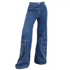 Boogzel Apparel Baggy Pocket Mom Jeans