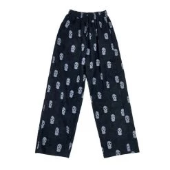 Boogzel Apparel Balaclava Print Wide Leg Pants GRUNGE CLOTHES