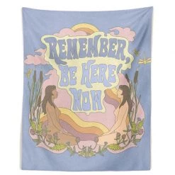 Boogzel Apparel Be Here Now Indie Room Tapestry Home Decor