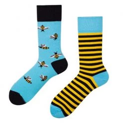 Boogzel Apparel Bee Mismatched Socks GRUNGE CLOTHES