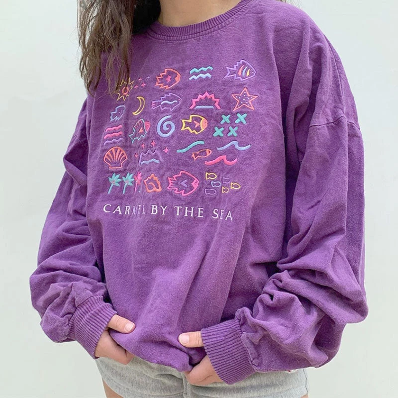 Boogzel Apparel Carmel By The Sea Vintage Sweatshirt INDIE CLOTHES 1 Boogzel Apparel Carmel By The Sea Vintage Sweatshirt INDIE CLOTHES