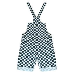 Boogzel Apparel Checker Short Dungarees CHECKER AESTHETIC