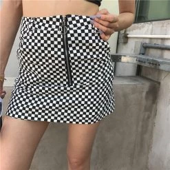 Boogzel Apparel CHECKER AESTHETIC Checker Skirt