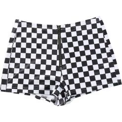 Boogzel Apparel Checker Zip Shorts