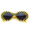 Boogzel Apparel Checkered Cobain Sunglasses