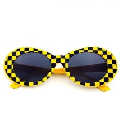 Boogzel Apparel Checkered Cobain Sunglasses