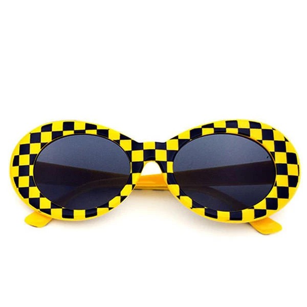 Boogzel Apparel Checkered Cobain Sunglasses 1 Boogzel Apparel Checkered Cobain Sunglasses