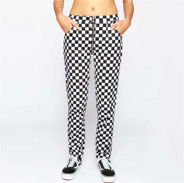 Boogzel Apparel Checkered Full Zip Pants CHECKER AESTHETIC 3 Boogzel Apparel Checkered Full Zip Pants CHECKER AESTHETIC