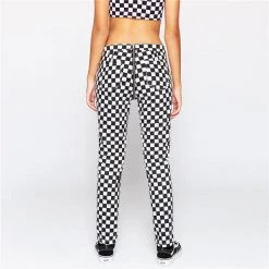 Boogzel Apparel Checkered Full Zip Pants CHECKER AESTHETIC 8 Boogzel Apparel Checkered Full Zip Pants CHECKER AESTHETIC