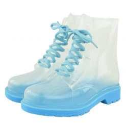 Boogzel Apparel Shoes Clear Lace Up Boots