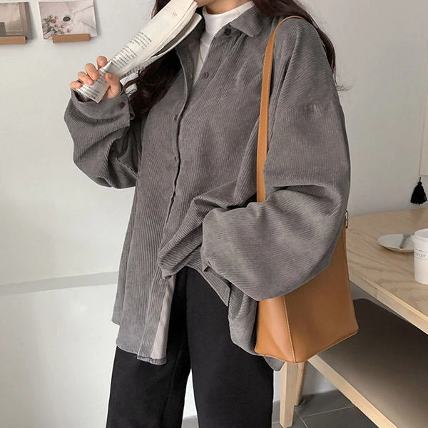 Boogzel Apparel Cozy Up Cord Shirt SOFT GIRL OUTFITS 6 Boogzel Apparel Cozy Up Cord Shirt SOFT GIRL OUTFITS