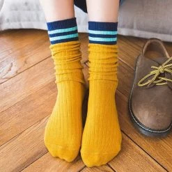 Boogzel Apparel Cozy Up Stripe Socks