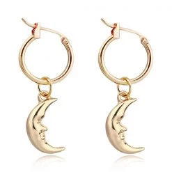 Boogzel Apparel Crescent Moon Earrings