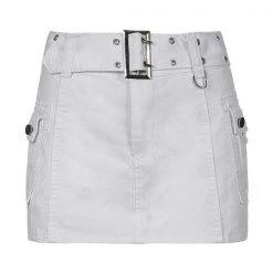 Boogzel Apparel Y2K OUTFITS Crime Time Y2K Mini Skirt