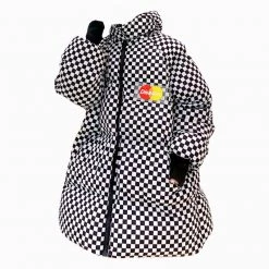 Boogzel Apparel Disaster Padded Coat CHECKER AESTHETIC