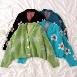 Boogzel Apparel Dreams Of Daisies Cardigan