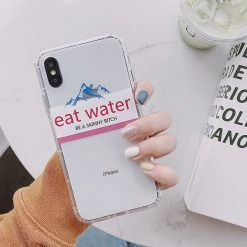 Boogzel Apparel Eat Water IPhone Case SOFT GIRL OUTFITS