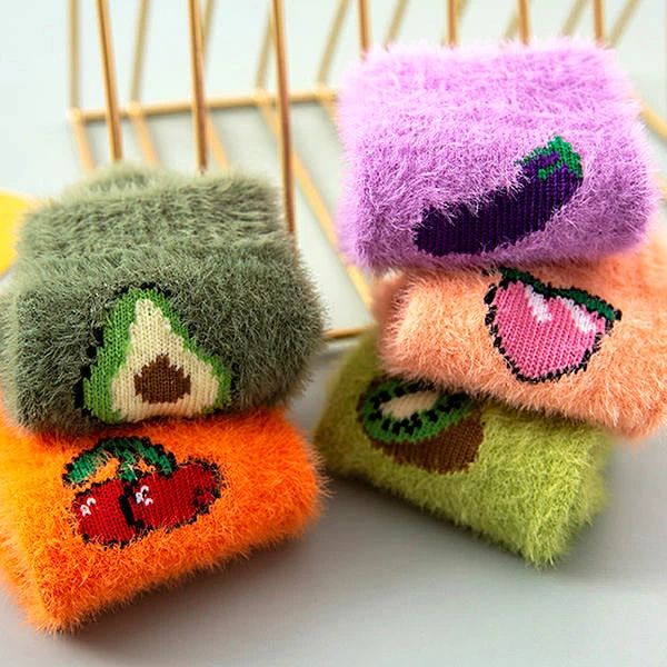 Boogzel Apparel Fruit Fuzzy Socks SOFT GIRL OUTFITS 1 Boogzel Apparel Fruit Fuzzy Socks SOFT GIRL OUTFITS