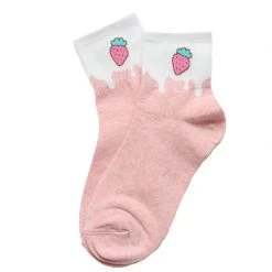 Boogzel Apparel SOFT GIRL OUTFITS Fruit Ice Cream Socks