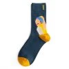 Boogzel Apparel Girl With A Pearl Earring Socks COTTAGECORE / ARTSY