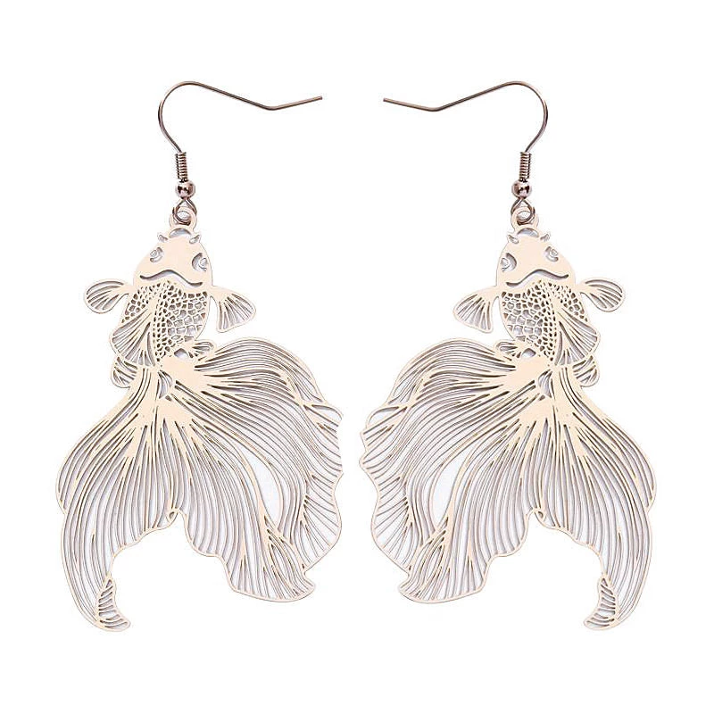 Boogzel Apparel SOFT GIRL OUTFITS Goldfish Earrings 1 Boogzel Apparel SOFT GIRL OUTFITS Goldfish Earrings