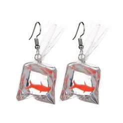 Boogzel Apparel Goldfish Aesthetic Earrings SOFT GIRL OUTFITS