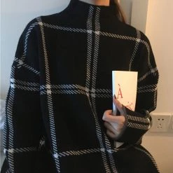 Boogzel Apparel Grid Lounge Sweater Clothing