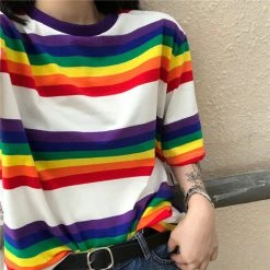 Boogzel Apparel 90s Kids Rainbow Tee 90s & VINTAGE