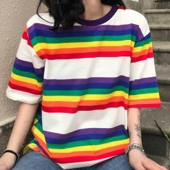 Boogzel Apparel 90s Kids Rainbow Tee 90s & VINTAGE