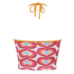 Boogzel Apparel Y2K OUTFITS Heart Halter Top