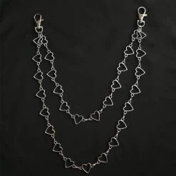 Boogzel Apparel Heart Layered Pant Chain